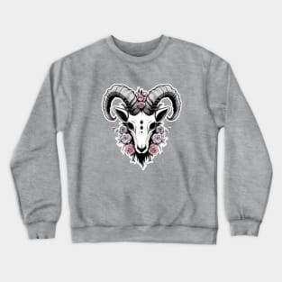 Pastel Goth Dark Goat Crewneck Sweatshirt